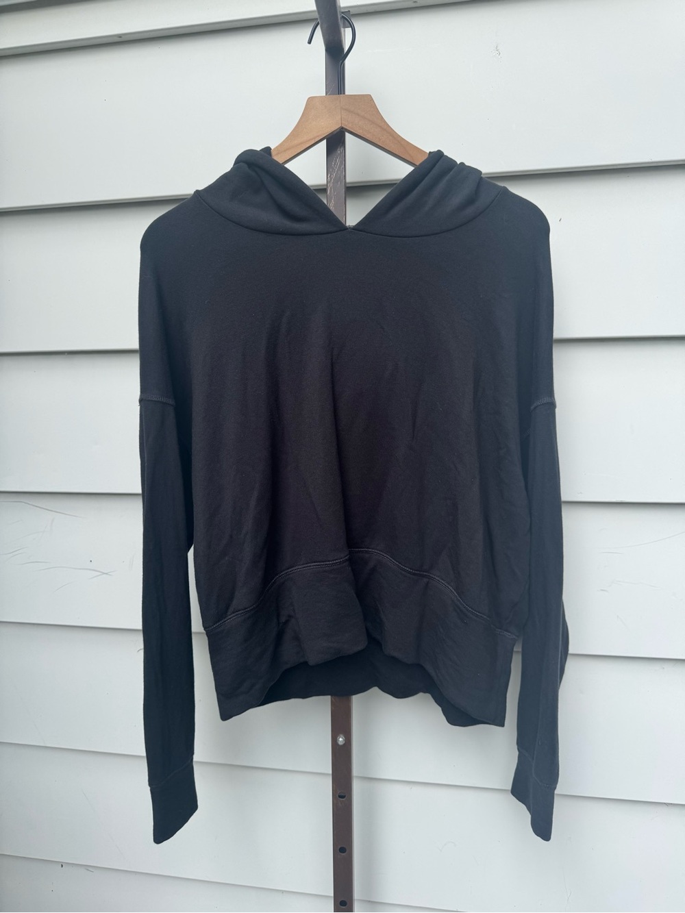 AERIE Offline black hoodie sweatshirt size Large